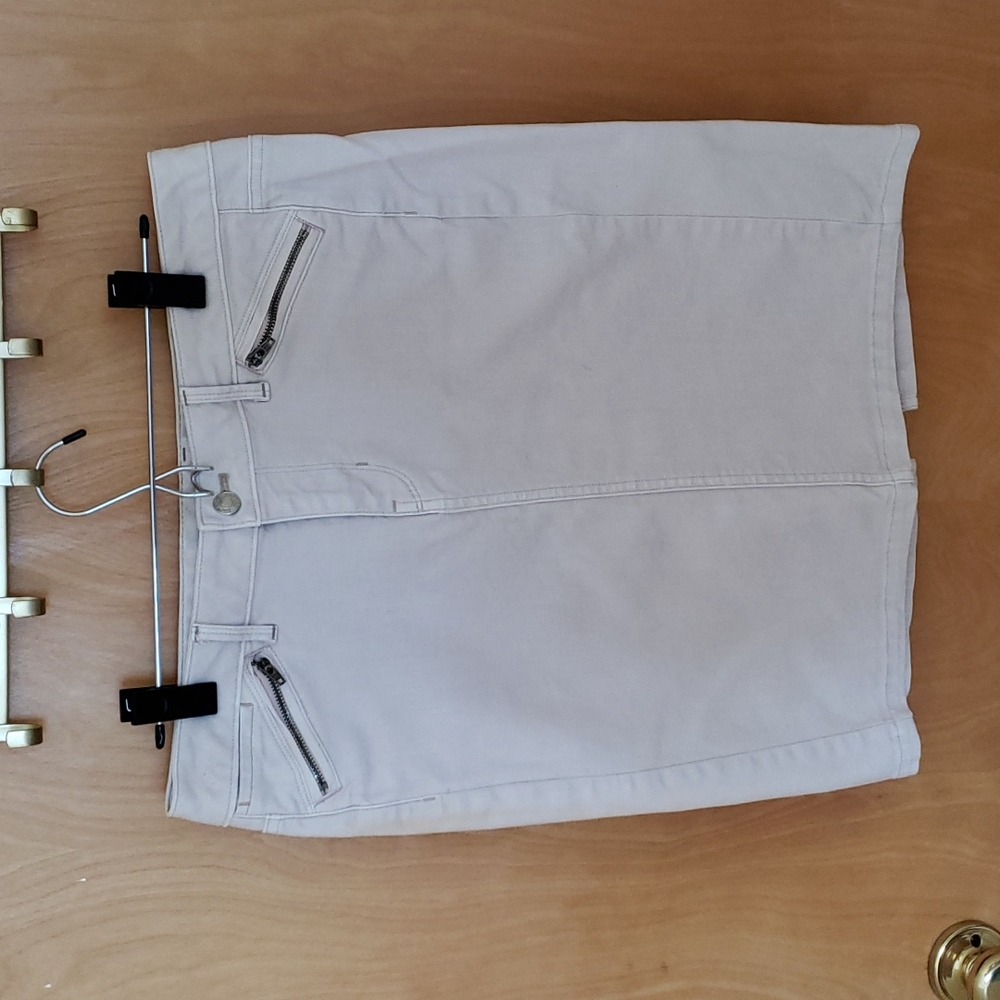 Gap Light Pink Denim Pencil Skirt